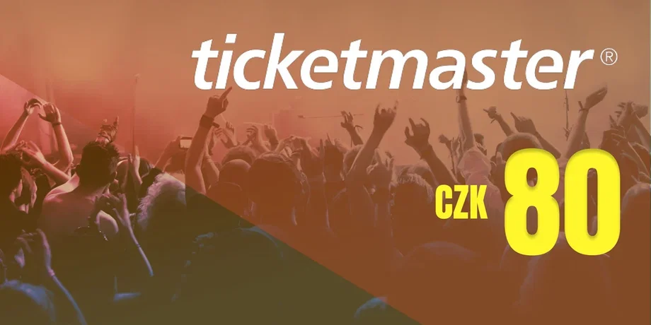 Ticketmaster 80 CZK Gift Card (Czech Republic) gallery image 2