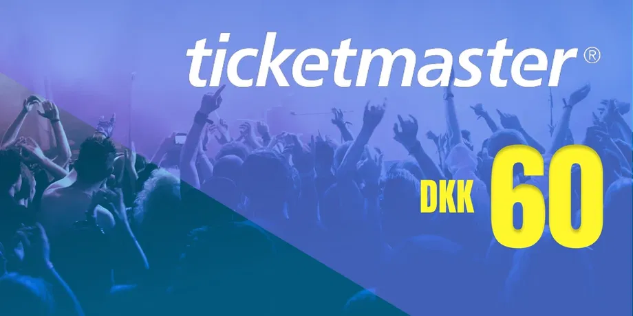 Ticketmaster 60 DKK Gift Card (Denmark) gallery image 2