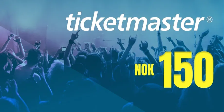 Ticketmaster 150 NOK Gift Card (Norway) gallery image 2