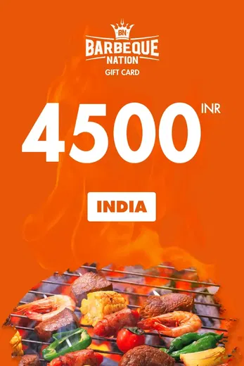 Barbeque Nation 4500 INR Gift Card (India) gallery image 2