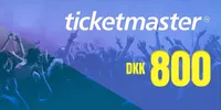 Ticketmaster 800 DKK Gift Card (Denmark) thumb 2