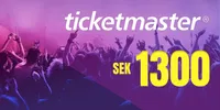 Ticketmaster 1300 SEK Gift Card (Sweden) thumb 2