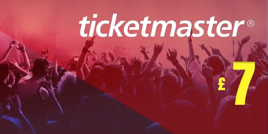 Ticketmaster 7 GBP Gift Card (United Kingdom) gallery image 2