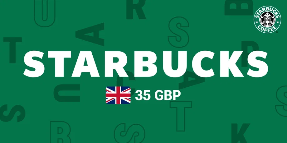 Starbucks 35 GBP Gift Card (United Kingdom) gallery image 2