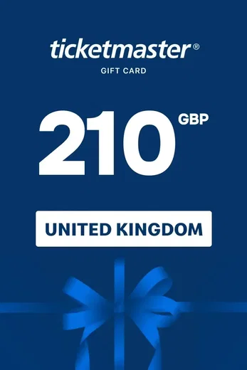 Ticketmaster 210 GBP Gift Card (United Kingdom) gallery image 2