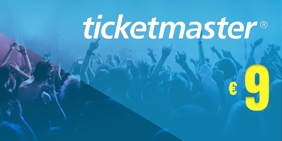 Ticketmaster 9 EUR Gift Card (Belgium) gallery image 2