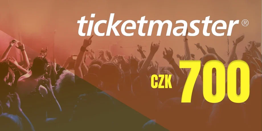 Ticketmaster 700 CZK Gift Card (Czech Republic) gallery image 2