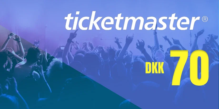 Ticketmaster 70 DKK Gift Card (Denmark) gallery image 2