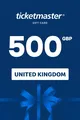 Ticketmaster 500 GBP Gift Card (United Kingdom) thumb 2