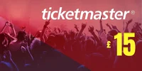 Ticketmaster 15 GBP Gift Card (United Kingdom) thumb 2