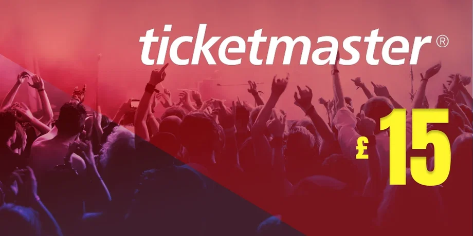 Ticketmaster 15 GBP Gift Card (United Kingdom) gallery image 2