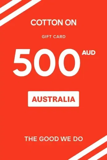 Cotton On Group 500 AUD Gift Card (Australia) gallery image 2