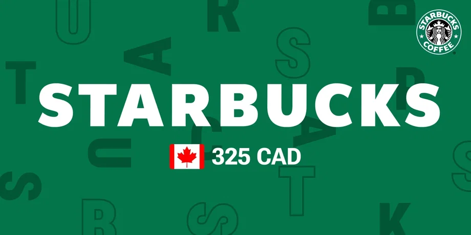 Starbucks 325 CAD Gift Card (Canada) gallery image 2
