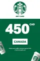 Starbucks 450 CAD Gift Card (Canada) thumb 2