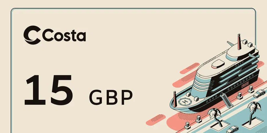 Costa 15 GBP Gift Card (United Kingdom) gallery image 2