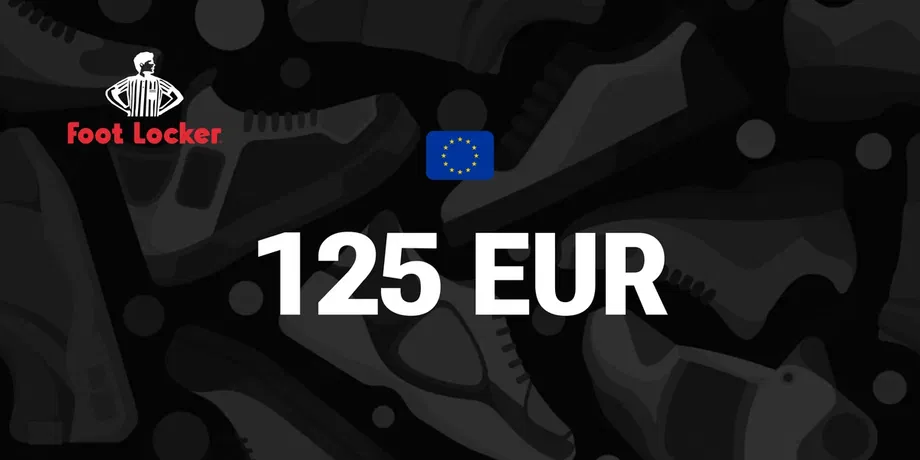 Foot Locker 125 EUR Gift Card (Germany) gallery image 2