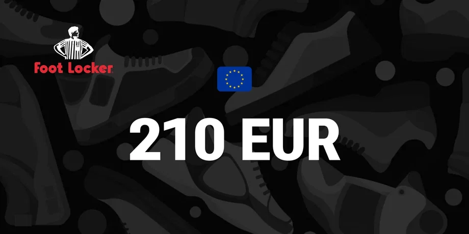 Foot Locker 210 EUR Gift Card (Portugal) gallery image 2