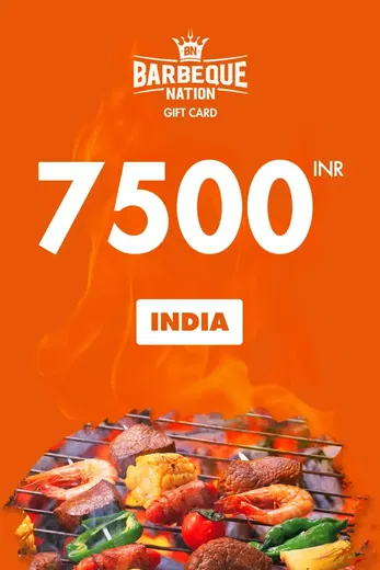Barbeque Nation 7500 INR Gift Card (India) gallery image 2