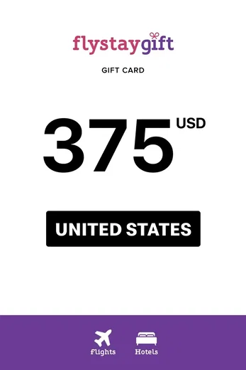 Flystay 375 USD Gift Card (United States) gallery image 2