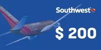 Southwest 200 USD Gift Card (United States) thumb 2