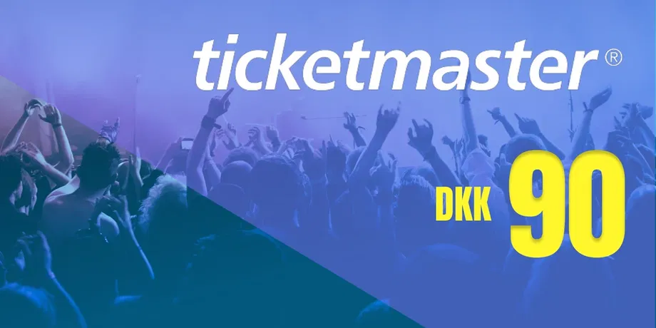 Ticketmaster 90 DKK Gift Card (Denmark) gallery image 2