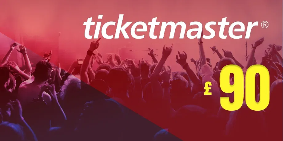 Ticketmaster 90 GBP Gift Card (United Kingdom) gallery image 2
