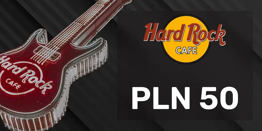 Hard Rock Cafe 50 PLN Gift Card (Poland) gallery image 1
