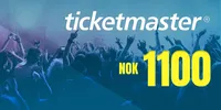 Ticketmaster 1100 NOK Gift Card (Norway) thumb 2