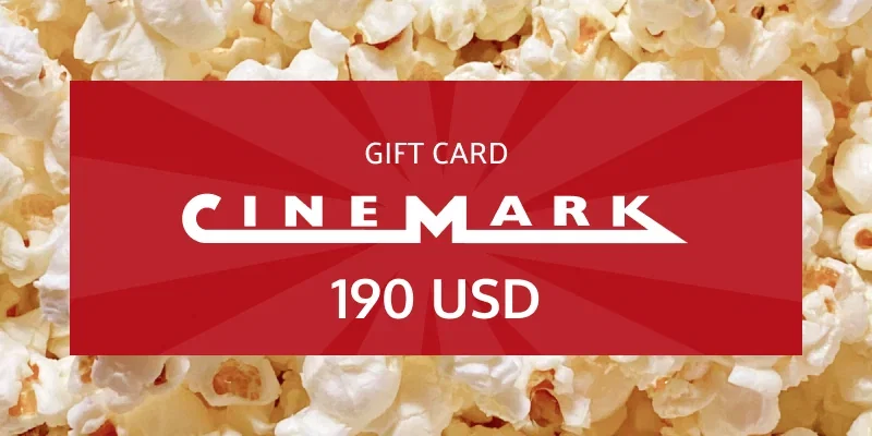 Cinemark 190 USD Gift Card (United States) gallery image 2