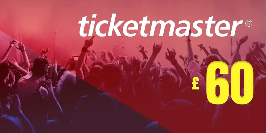 Ticketmaster 60 GBP Gift Card (United Kingdom) gallery image 2