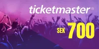 Ticketmaster 700 SEK Gift Card (Sweden) thumb 2