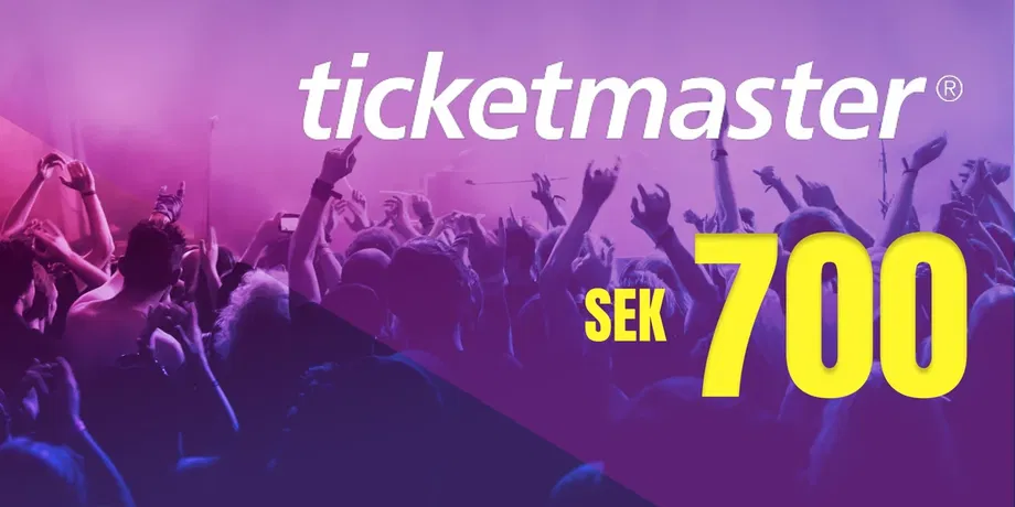 Ticketmaster 700 SEK Gift Card (Sweden) gallery image 2