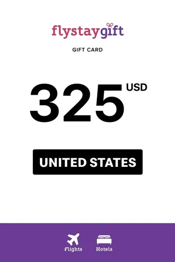 Flystay 325 USD Gift Card (United States) gallery image 2
