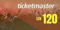 Ticketmaster 120 CZK Gift Card (Czech Republic) thumb 2