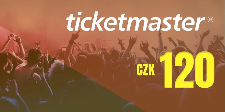Ticketmaster 120 CZK Gift Card (Czech Republic) gallery image 2