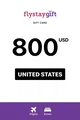 Flystay 800 USD Gift Card (United States) thumb 2