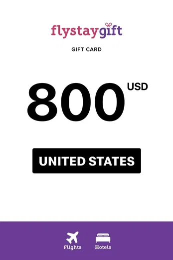 Flystay 800 USD Gift Card (United States) gallery image 2