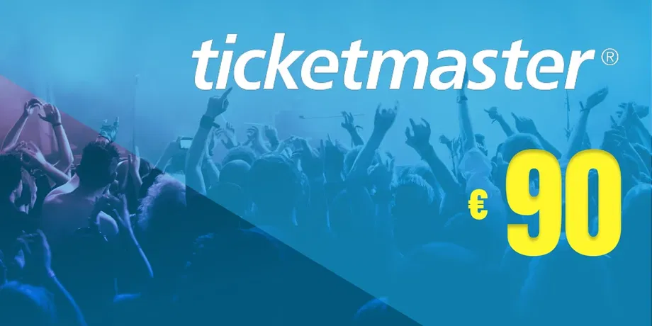 Ticketmaster 90 EUR Gift Card (Ireland) gallery image 2