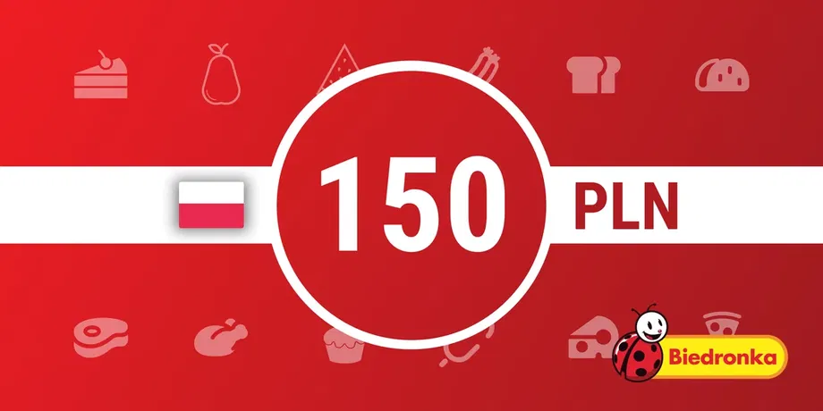 Biedronka 150 PLN Gift Card (Poland) gallery image 2