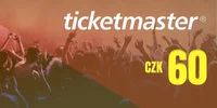 Ticketmaster 60 CZK Gift Card (Czech Republic) thumb 2
