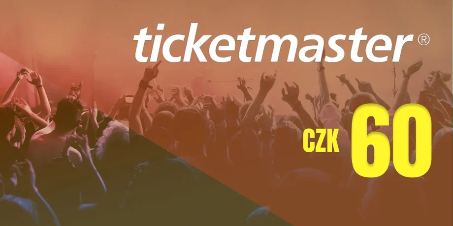 Ticketmaster 60 CZK Gift Card (Czech Republic) gallery image 2