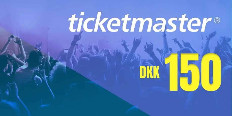 Ticketmaster 150 DKK Gift Card (Denmark) gallery image 2