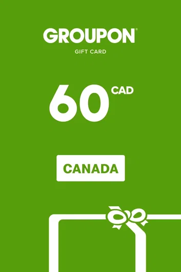 Groupon 60 CAD Gift Card (Canada)