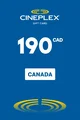 Cineplex 190 CAD Gift Card (Canada) thumb 2