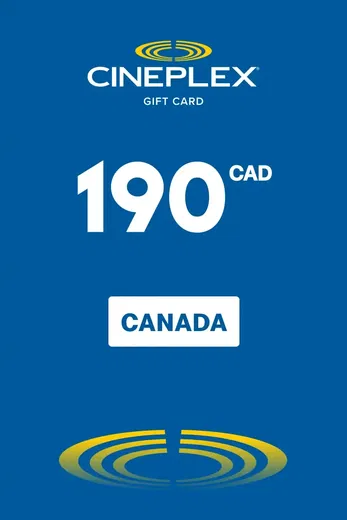 Cineplex 190 CAD Gift Card (Canada) gallery image 2