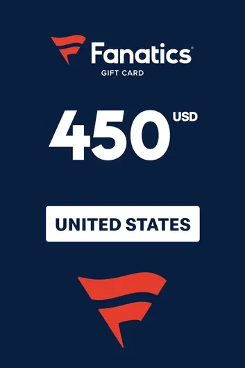 Fanatics 450 USD Gift Card (United States)