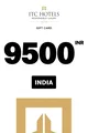 ITC Hotels 9500 INR Gift Card (India) thumb 1
