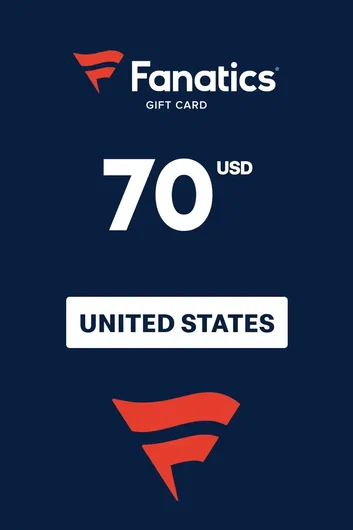 Fanatics 70 USD Gift Card (United States)