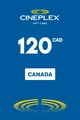 Cineplex 120 CAD Gift Card (Canada) thumb 2