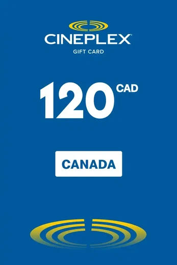 Cineplex 120 CAD Gift Card (Canada) gallery image 2